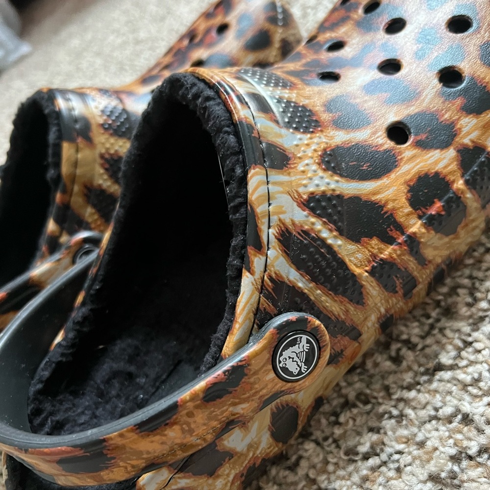Cheetah Crocs